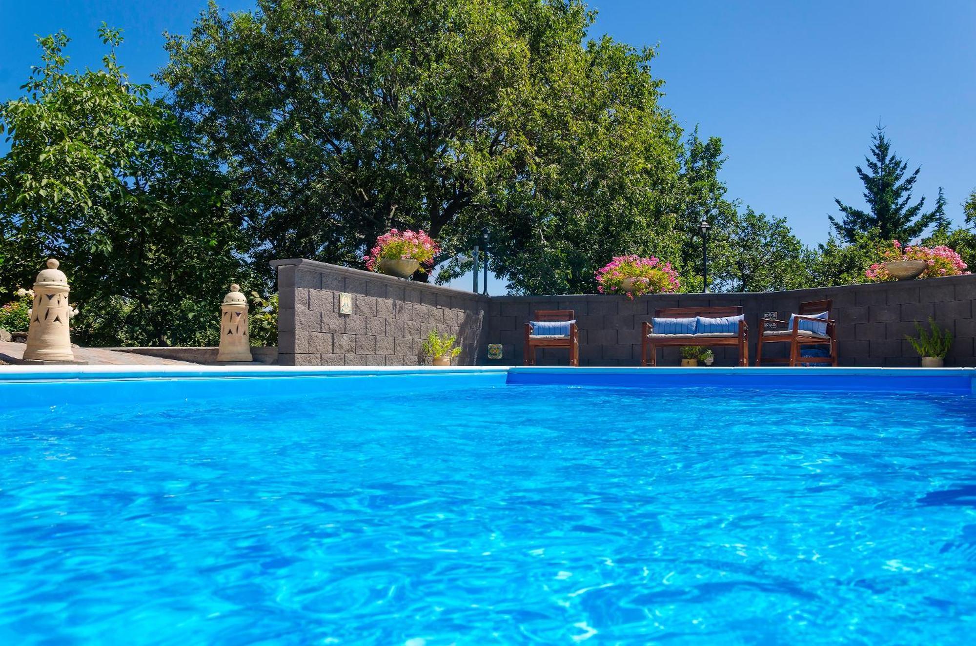 Villa Del Gelso Chalet Nel Parco Delletna Маскалі Екстер'єр фото